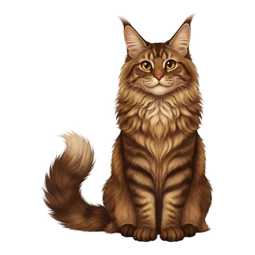 Maine Coon illustration