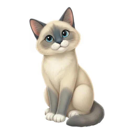 Ragdoll illustration