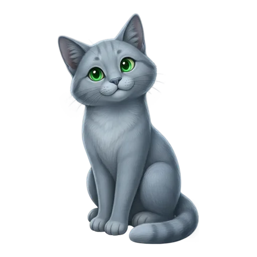 Russian Blue illustration