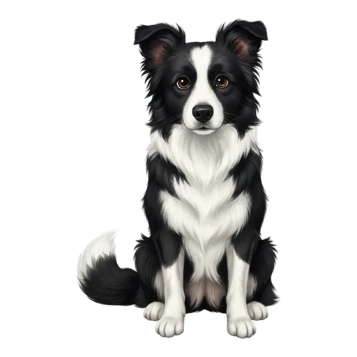 Border Collie illustration