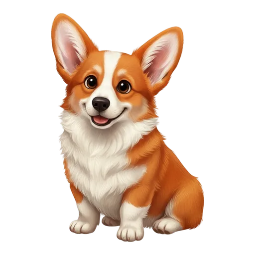 Corgi illustration