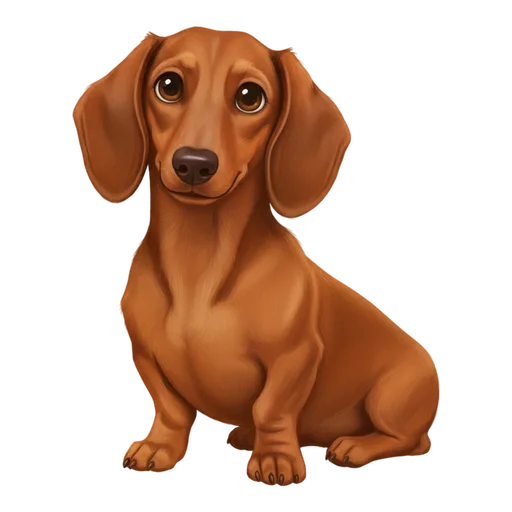 Dachshund illustration
