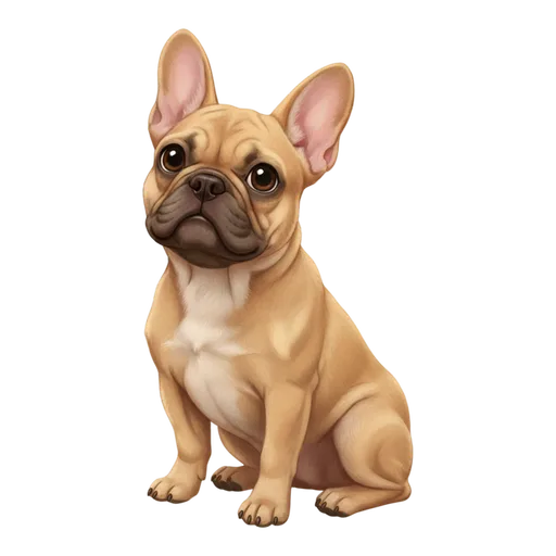 French Bulldog illustration
