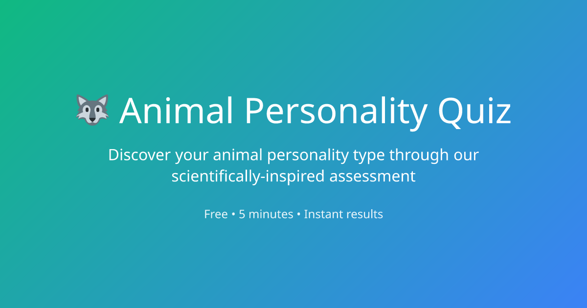 DIFFERENT ANIMAL PERSONALITY TRAITS visual data 5